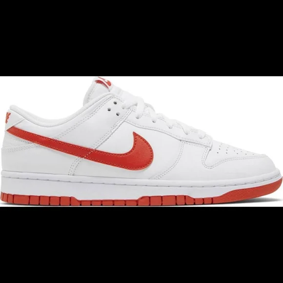 Nike | Shoes | Nike Dunk Low Retro White Picante Red Dv83103  display picture 1